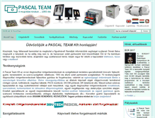 Tablet Screenshot of pascalteam.hu